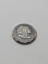 Indian Chief Head Hand Pour By Wild Pig One OZT 999 prata fina 2024 *SINGBG* comprar usado  Enviando para Brazil