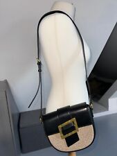 Black leather straw for sale  SUNDERLAND