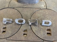 80 81 82 1980 1981 1982 FORD TRUCK CAPÔ LETRAS CROMADO F100 F150 F250 F350 FABRICANTE DE EQUIPAMENTO ORIGINAL comprar usado  Enviando para Brazil