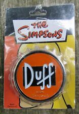 Antigo DUFF BEER Fivela de Cinto Tampa de Garrafa 3D 2008 Simpsons TV SHOW NISP 3" RARO NOVO, usado comprar usado  Enviando para Brazil