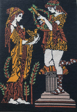 Vintage retro tapestry for sale  WOLVERHAMPTON