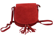 Tasche veloursleder leder gebraucht kaufen  Ettlingen