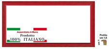 Cornice legno rossa usato  Napoli