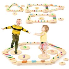 Wooden balance beam d'occasion  Expédié en Belgium