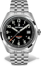 Relógio masculino Cestrian Field Series automático mostrador preto 200m WR CF121B0660 40mm, usado comprar usado  Enviando para Brazil