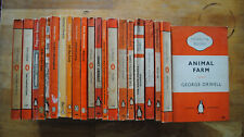 Penguin orange paperbacks for sale  TORRINGTON