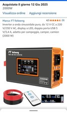 inverter 12 220 onda pura usato inverter 12 220 onda pura usato Cesena