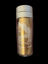 Taza de preparación de té Oriental Phoenix, tono plateado y dorado, colador de té suelto y tapa segunda mano  Embacar hacia Mexico