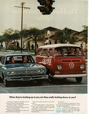 Usado, 1970 VW VOLKSWAGEN Red Bus Van compare com American Station Wagon anúncio vintage comprar usado  Enviando para Brazil