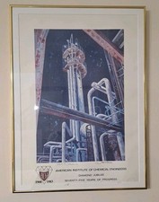 Vintage framed poster for sale  Matthews