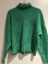 Zara green jumper for sale  COBHAM