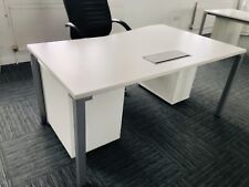 Steelcase white office for sale  RUNCORN