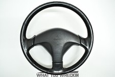 VOLANTE DE COURO RARO MITSUBISHI LANCER & MIRAGE CE - 3 RAIOS - AIRBAG SRS comprar usado  Enviando para Brazil