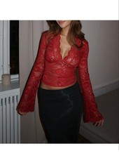 Rotes spitzen berteil gebraucht kaufen  Rengsdorf