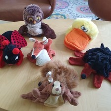 Handpuppen igel fuchs gebraucht kaufen  Leipzig