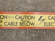 Electrical warning tile for sale  YORK