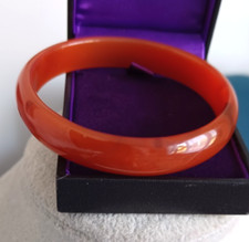 Vintage carnelian bangle for sale  HIGHBRIDGE
