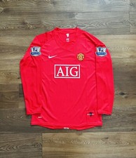 Camisa Jersey nº 7 Ronaldo GG Manchester United Home L/S 2007/08/09 comprar usado  Enviando para Brazil