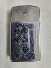 Zippo Vintage 1964 Diagonal Vertical Lines Pat. Isqueiro fino 2517191. RARO comprar usado  Enviando para Brazil