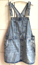 Latzhosenkleid minikleid jeans gebraucht kaufen  Berlin