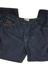 Jeans masculino LRG levantado grupo de pesquisa cru índigo pais da natureza •W40 L30 *EUC comprar usado  Enviando para Brazil