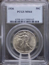 :1936-P 50C Walking Liberty Select PCGS MS64 (FSTB) Raro Explosão Branco Altos Graus, usado comprar usado :1936-P 50C Walking Liberty Select PCGS MS64 (FSTB) Raro Explosão Branco Altos Graus, usado comprar usado  Enviando para Brazil