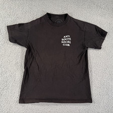 Camiseta masculina clube social anti-social preta média (impressão floral) flor de cerejeira comprar usado  Enviando para Brazil