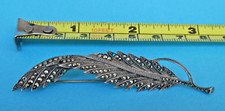 Vintage marcasite feather for sale  WELWYN GARDEN CITY