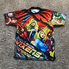 Camiseta masculina grande dupla face estampa 3D MD Vixens Inferno Super Heroes comprar usado  Enviando para Brazil