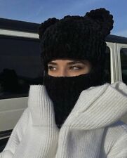 Máscara de esqui chapéu inverno urso capuz malha balaclava com orelhas comprar usado  Enviando para Brazil
