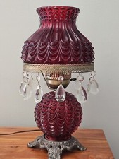 Midcentury cranberry clear for sale  Olathe
