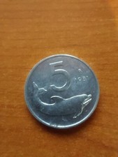 Moneta lire delfino usato  Terni