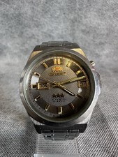 Vintage Orient 3 três estrelas Tristar relógio automático masculino com data de dia funcionando! comprar usado  Enviando para Brazil