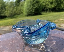 Vintage blue glass for sale  BURTON-ON-TRENT