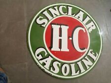 PLACA DE ESMALTE SINCLAIR H.C PORCELANA 30x30 polegadas dupla face comprar usado  Enviando para Brazil