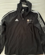 Schiri regenjacke schwarz gebraucht kaufen  Eggenstein-Leopoldshafen