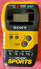 Usado, Rádio Sony Walkman Sports FM/AM com clipe amarelo SRF-M70 testado e funcionando vintage comprar usado  Enviando para Brazil