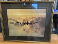 Lancaster bomber print for sale  HAVERFORDWEST