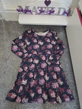 Navy pink floral for sale  WARRINGTON