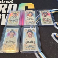 2021 Allen and Ginter cromado mini Milwaukee Brewers conjunto de equipe Yount comprar usado  Enviando para Brazil