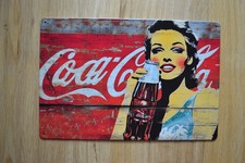 Coca cola blechschild gebraucht kaufen Coca cola blechschild gebraucht kaufen  Berg b.Neumarkt i.d.OPf.
