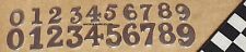 Police chrome numbers for sale  RIPLEY