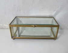 Vitrine verre laiton d'occasion  Grand-Fougeray