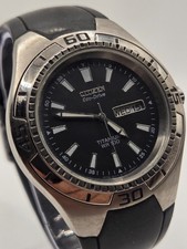 Relógio masculino Citizen Eco-Drive titânio BM8290-05E. Pulseira de borracha preta comprar usado  Enviando para Brazil