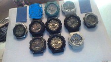 6 RELÓGIOS CASIO G SHOCK, 1 RELÓGIO CASIO BABY G, 3 DESPERTADORES CASIO FIVE comprar usado  Enviando para Brazil