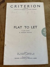 1932 criterion theatre for sale  UK