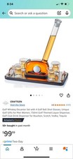 Golf whiskey decanter for sale  Whittier