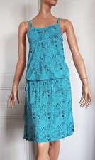 Robe bleu motif d'occasion  Tours-