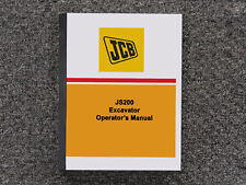 Usado, Manual de manutenção do proprietário da escavadeira JCB JS200 comprar usado  Enviando para Brazil