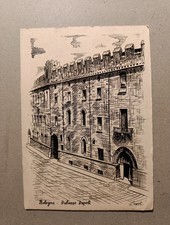Cartolina bologna 1956 usato  Busto Arsizio